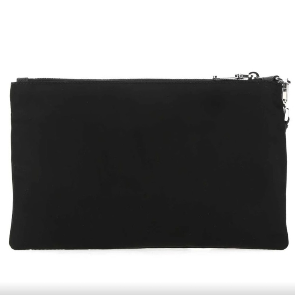 Prada Logo Plaque Pouch Wristlet - Picture 2 of 6